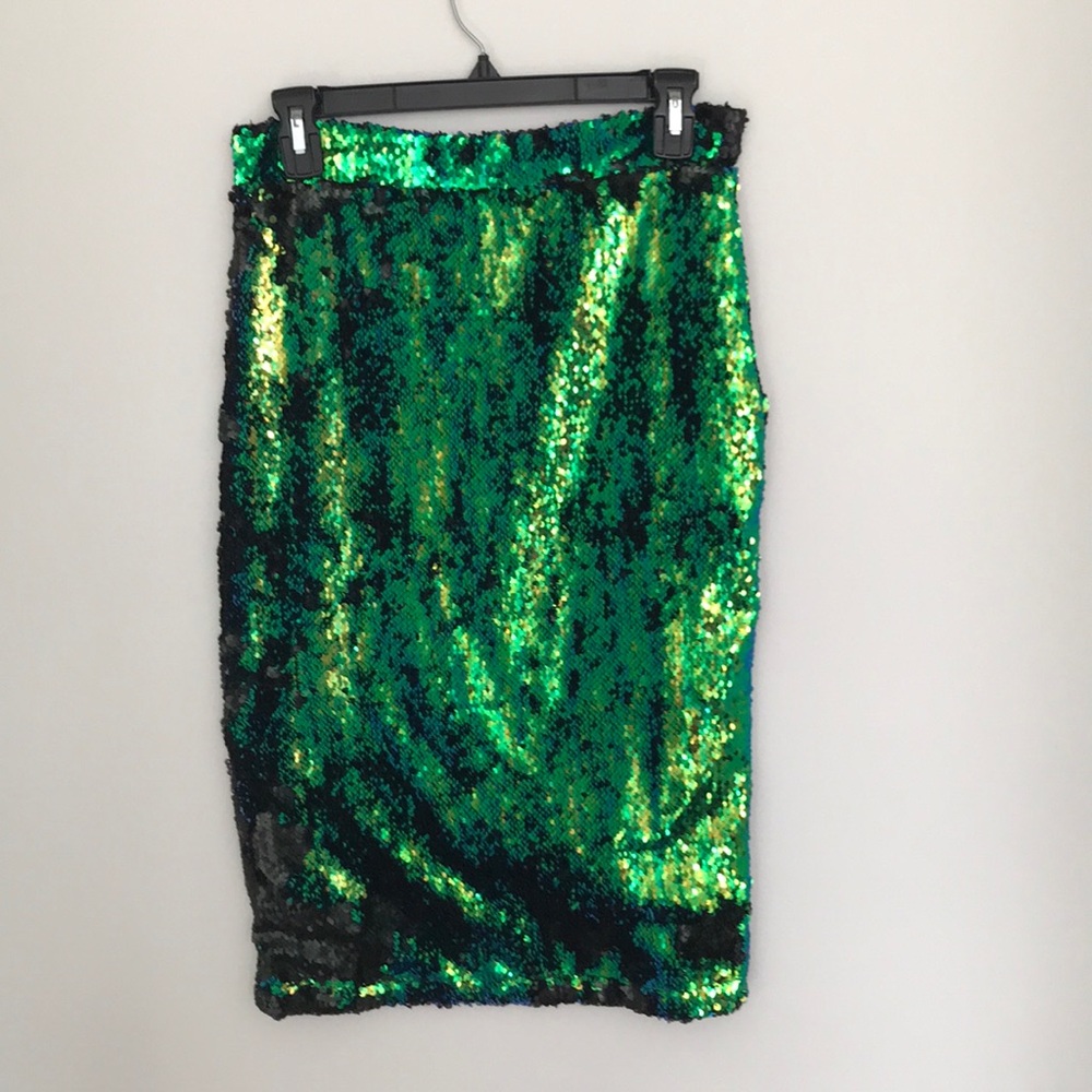 Sparkle pencil skirt